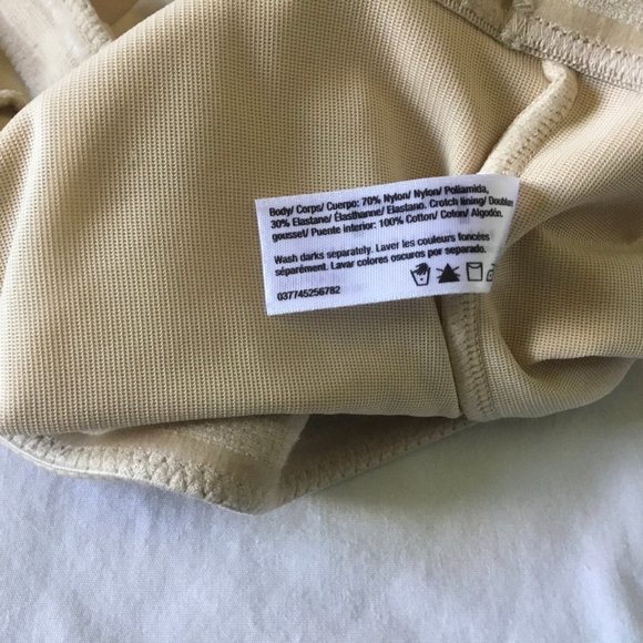 Maidenform High Waist Tummy Control Nude Brief-Sz L - Picture 7 of 8